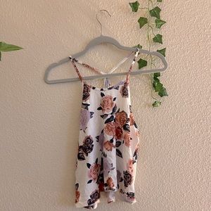 Element tank floral print
